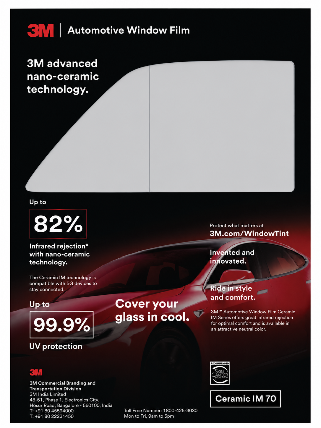 3M Ceramic IM 70 3M sun control film price