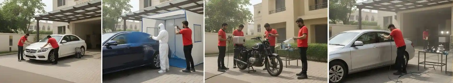 Mobile Car Denting Painting Services Available in Bengaluru - Door2Door Car Wash