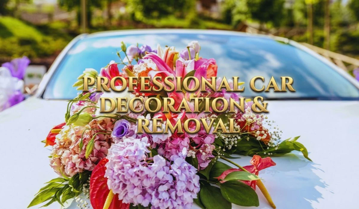 Professional Car Decoration and Removal by Detailing Experts