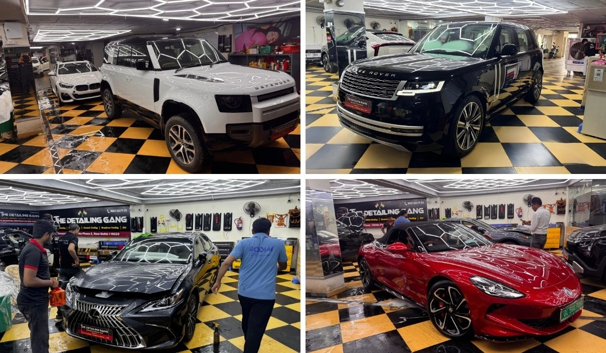 Best Car Detailing Studio in Delhi maruti suzuki victoris car ppf & ceramic coating