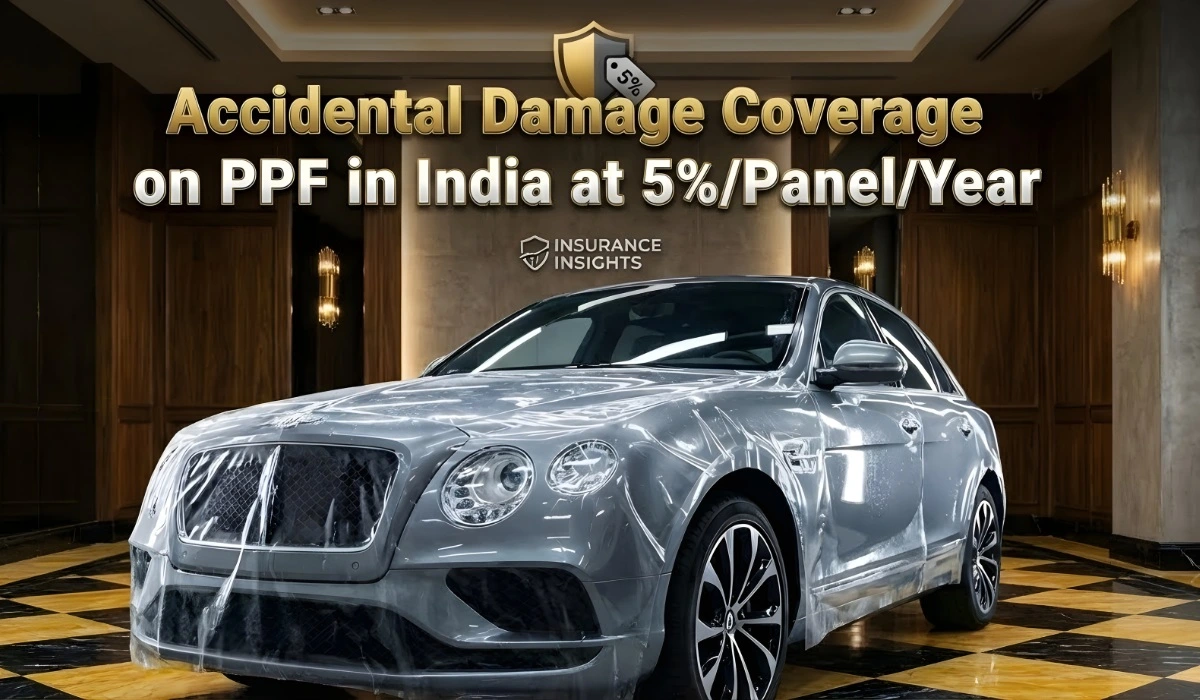 Accidental Damage Coverage on PPF in India at 5%/Panel/Year
