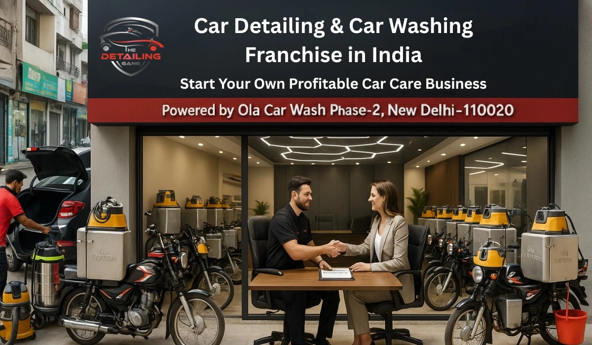 Best Car Washing and Car Detailing Franchise in India