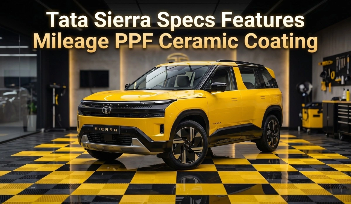 Tata Sierra Price, Specs, PPF, and Ceramic Coating in India