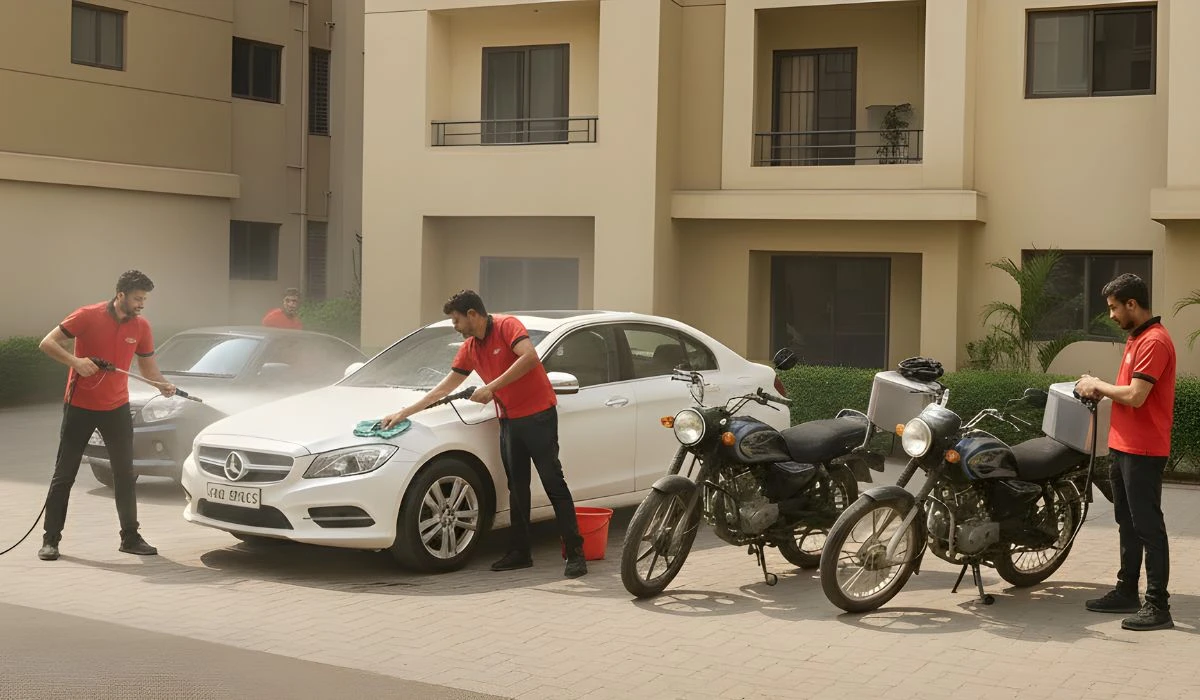 Bike/Car Wash at Doorstep doorstep washing machine service