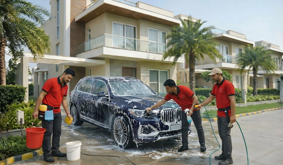 doorstep car washing services in prayagraj