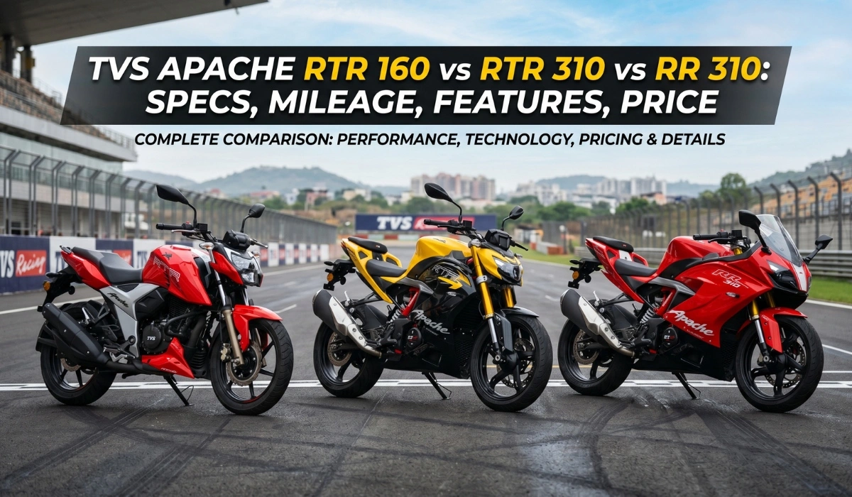 TVS Apache RTR 160 vs RTR 310 vs RR 310 - PPF, Ceramic