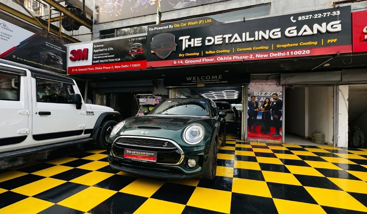 Mini Cooper PPF installation at The Detailing Gang ppf coating for mini cooper