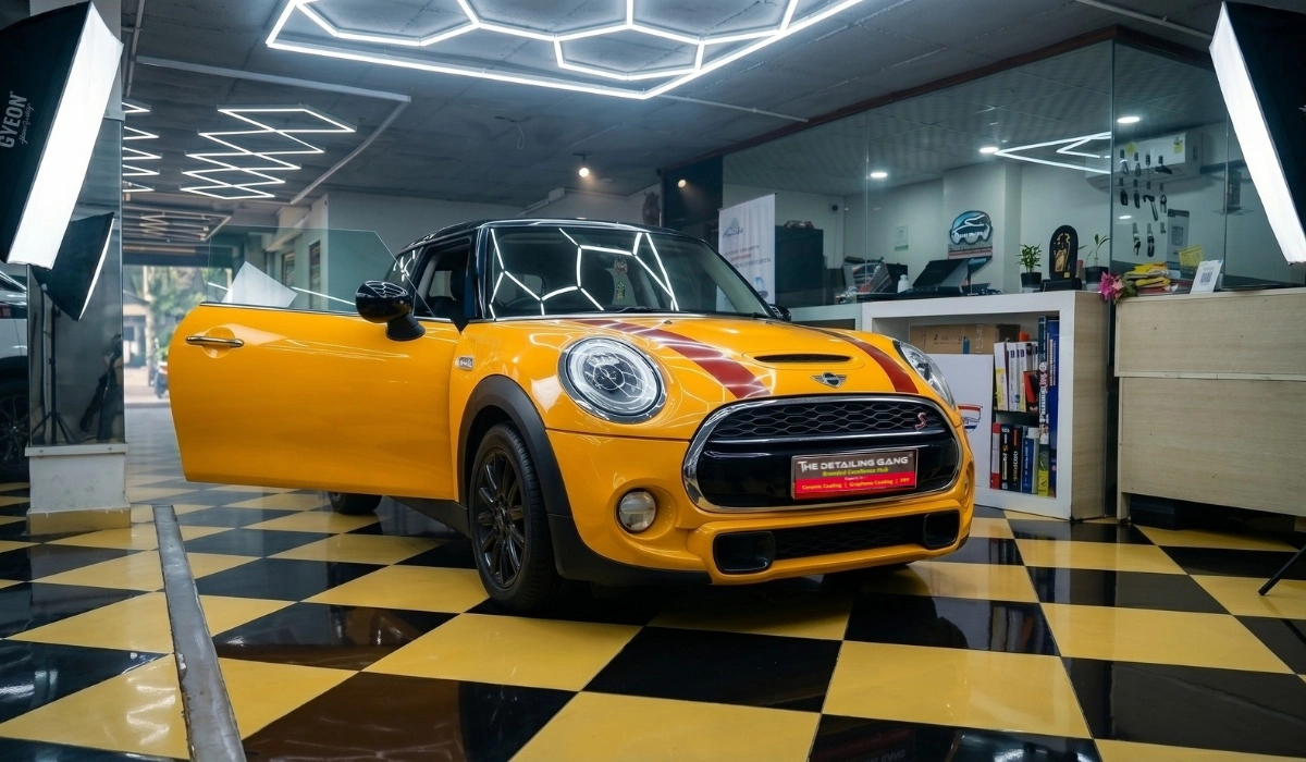 Mini Cooper S car detailing services for mini cooper s