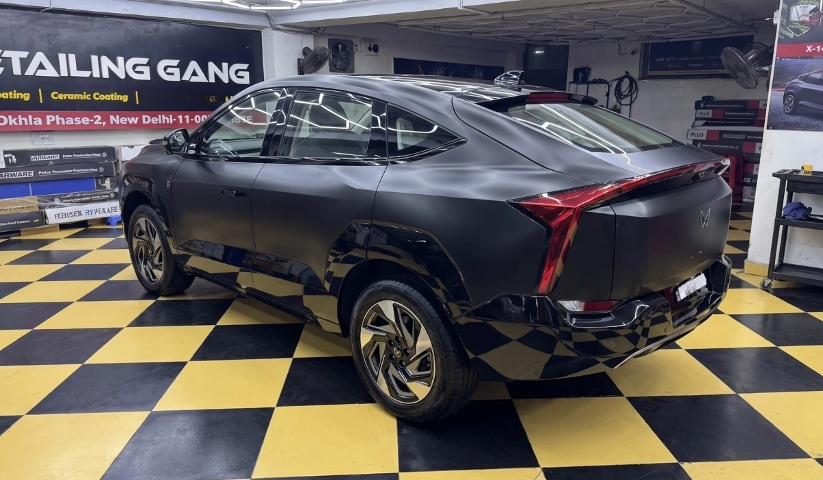 Renault Triber - Matte PPF matte ppf coating installing - renault triber