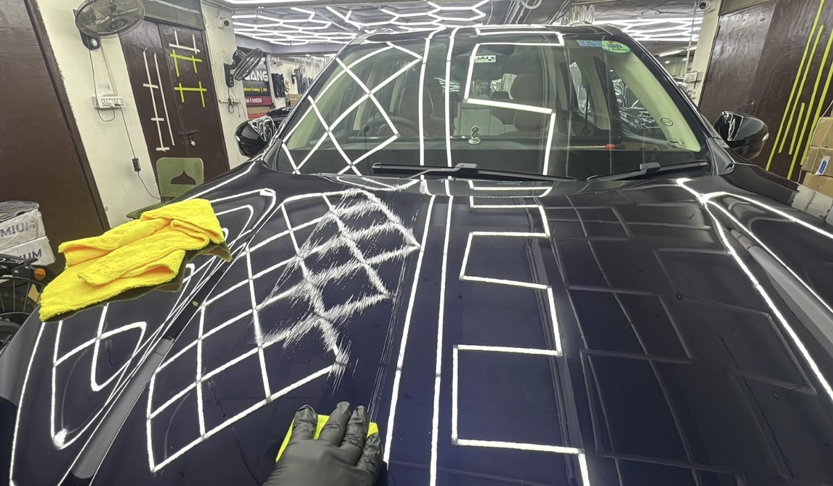 applying ceramic coating on mahindra xuv 700