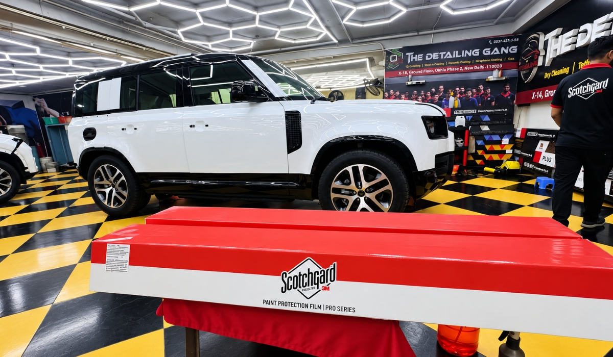 3M PPF on Defender - The Detailing Gang 3M PPF Scotchgard install on Defender