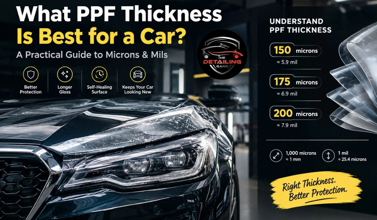What PPF Thickness Is Best for a Car? Guide to Microns and Mils