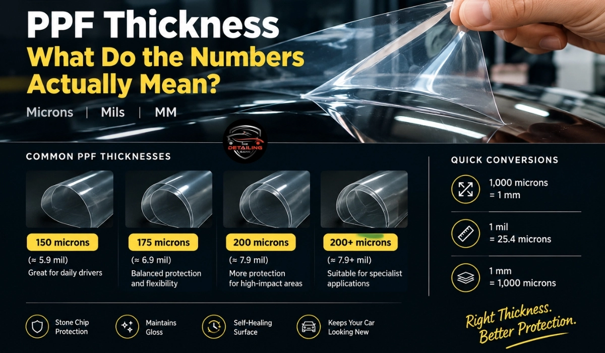What PPF Thickness Should You Choose in Delhi NCR? what PPF thickness is best for a car in India