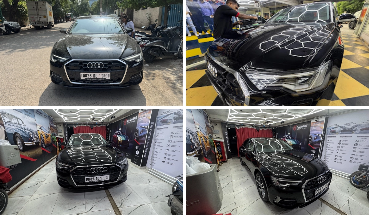 Ceramic coating black car