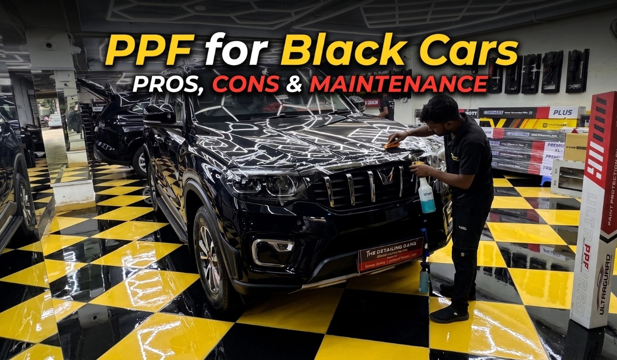 PPF for Black Cars: Pros, Cons and Maintenance
