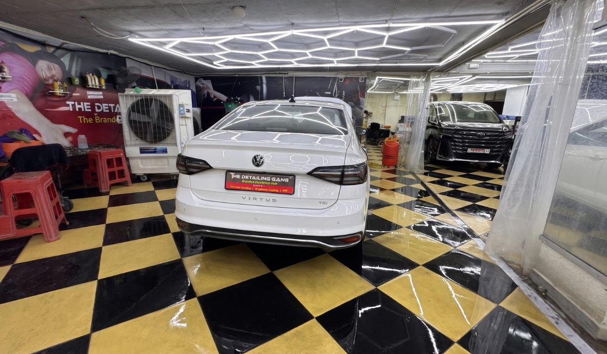 volkswagen-virtus car ppf and ceramic coating services near me