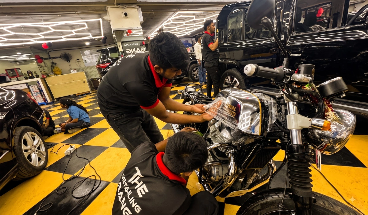Royal Enfield Continental-650 installing ppf on royal enfield continental-650