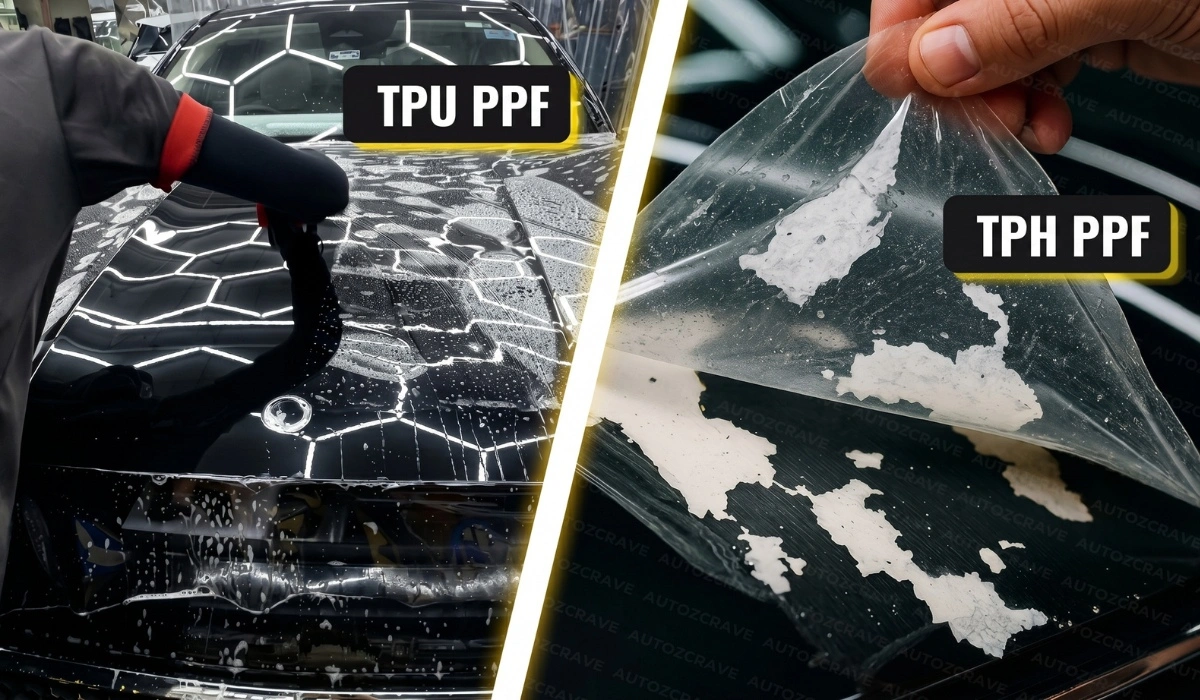TPU and TPH Paint Protection Film (PPF) difference between tpu and tph ppf