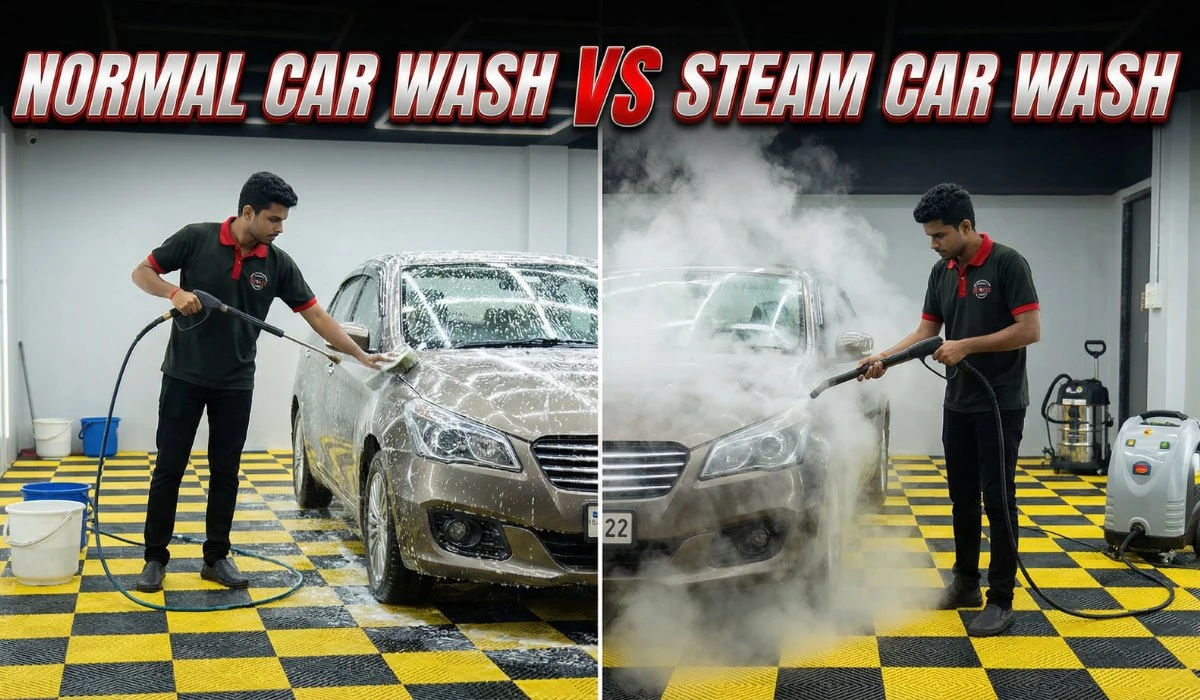 Normal Car Wash Vs Steam Car Wash | Which is Better and Why?