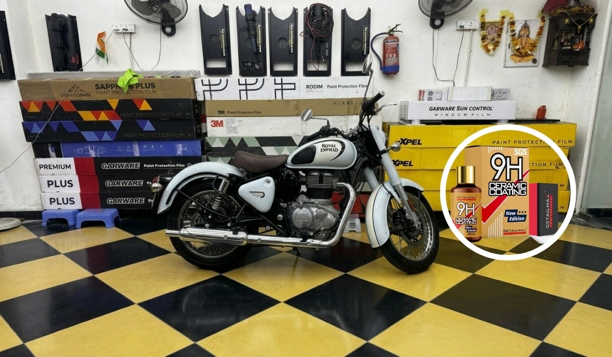 9H Ceramic Coating for Bike in India