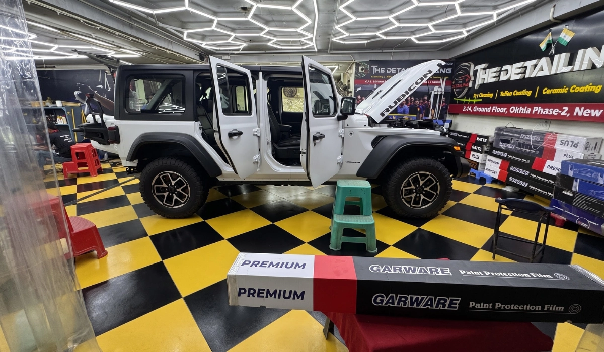 garware ppf installation on Jeep Rubicon