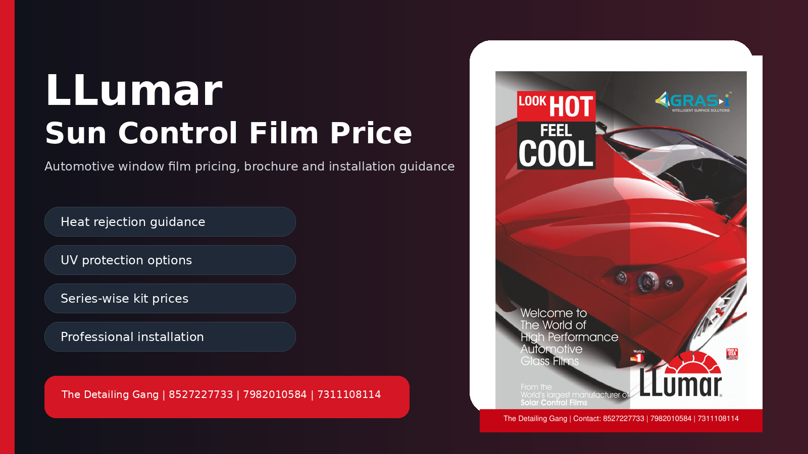 LLumar sun control film price in South Delhi