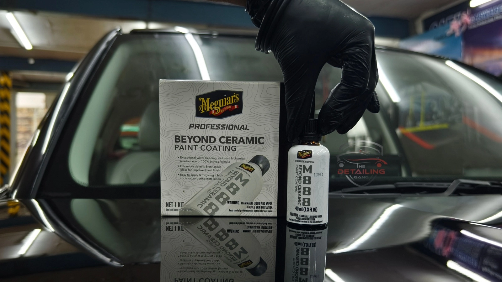 Before & After result of Ceramic Coating