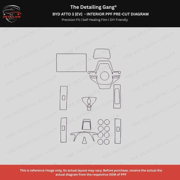 Pre-Cut PPF Protection for Interior Pre Cut PPF Kit for BYD Atto 3 EV Interior in South Delhi