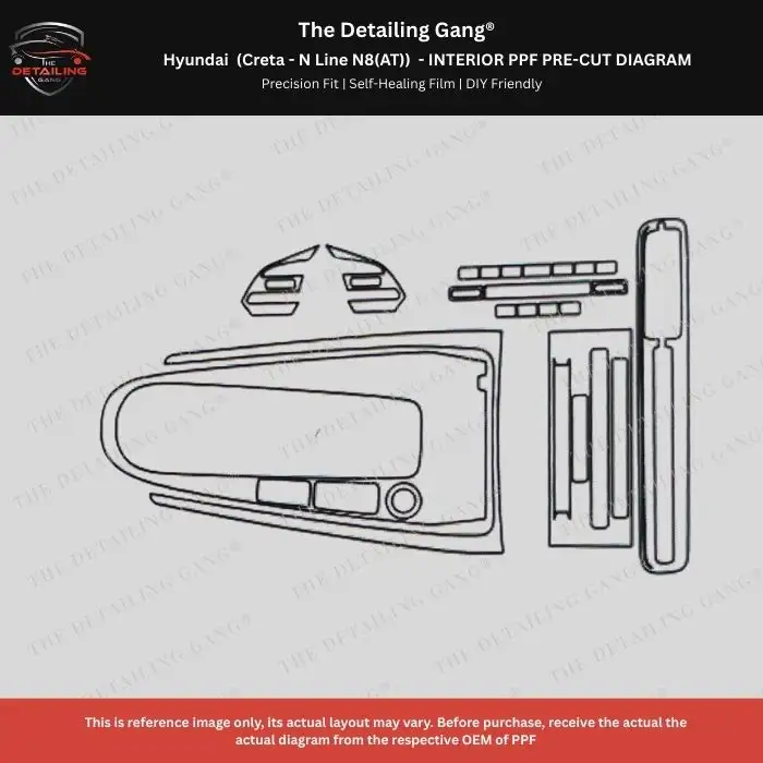 Pre-Cut PPF Protection for Pre Cut PPF for Hyundai Creta N Line N8 (AT) Interior in South Delhi
