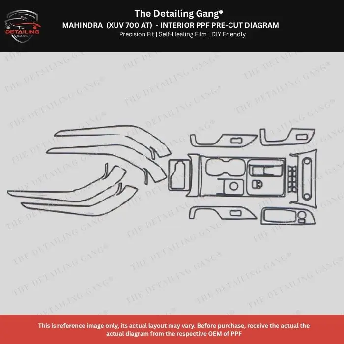 Pre-Cut PPF Protection for Best Interior PPF for XUV 700 Electronic Brake AT Interior in South Delhi
