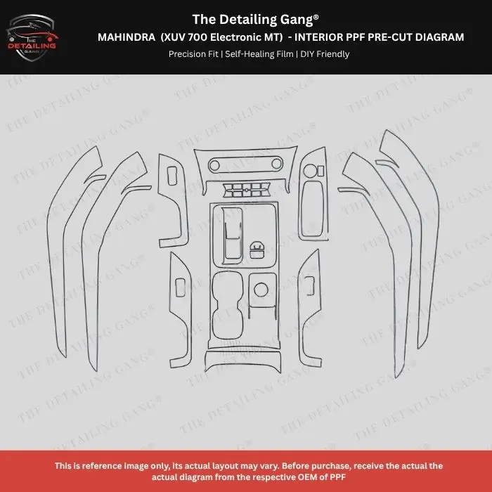 Pre-Cut PPF Protection for Interior PPF for XUV 700 Electronic Brake MT Interior in South Delhi