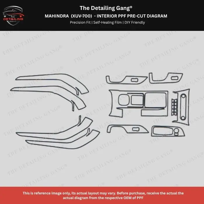 Pre-Cut PPF Protection for Interior PPF for XUV 700 Handbrake AT Interior in South Delhi