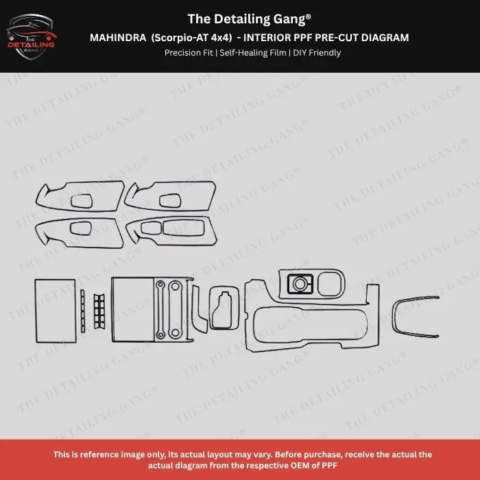 Pre-Cut PPF Protection for Pre Cut PPF for Mahindra Scorpio AT 4X4 Interior in South Delhi