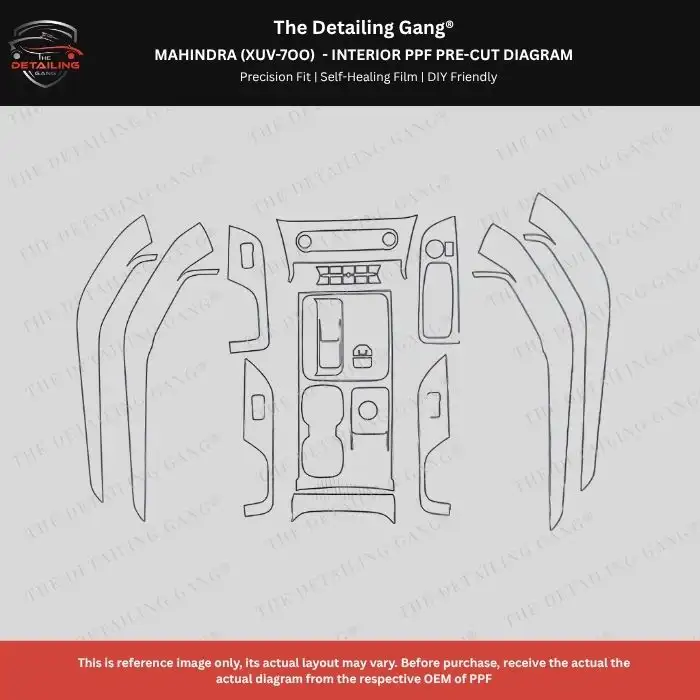 Pre-Cut PPF Protection for XUV 700 Interior Pre Cut PPF Interior in South Delhi