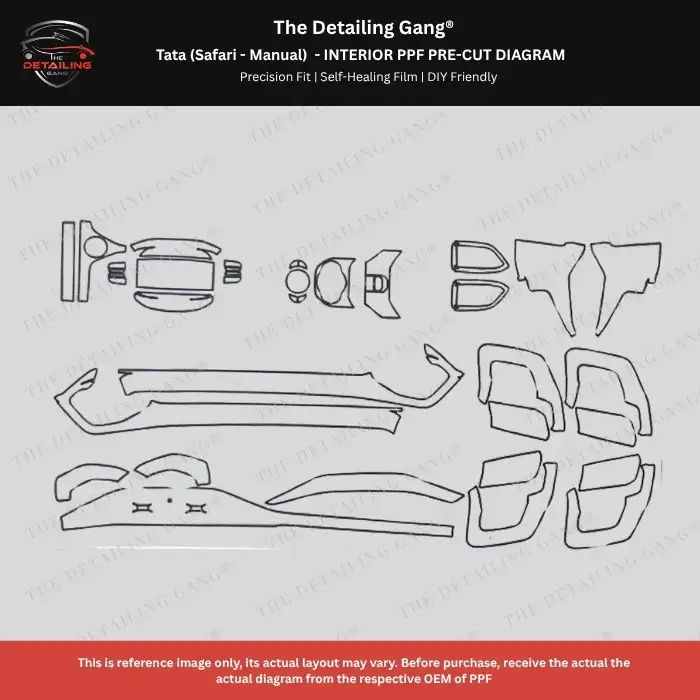 Pre-Cut PPF Protection for Tata Safari Manual Electronic Interior Precut PPF Interior in South Delhi