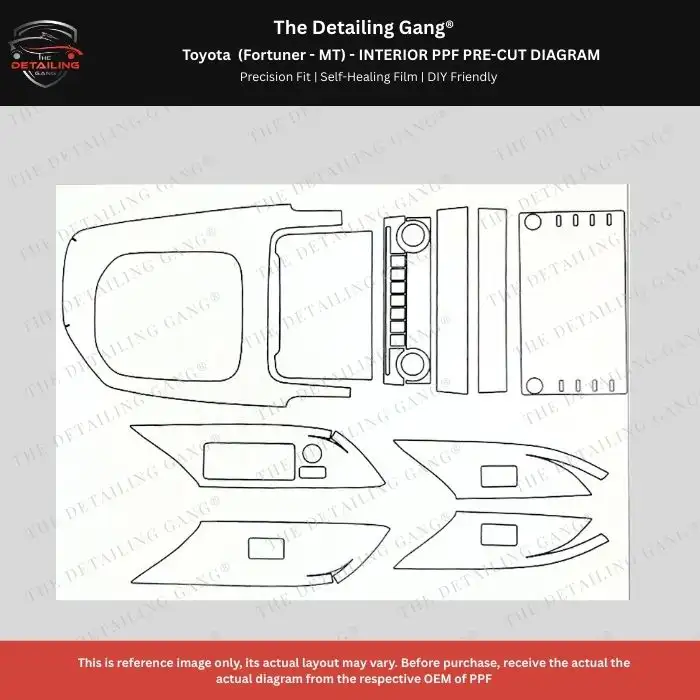 Pre-Cut PPF Protection for Pre Cut PPF for Toyota Fortuner (MT) Interior in South Delhi