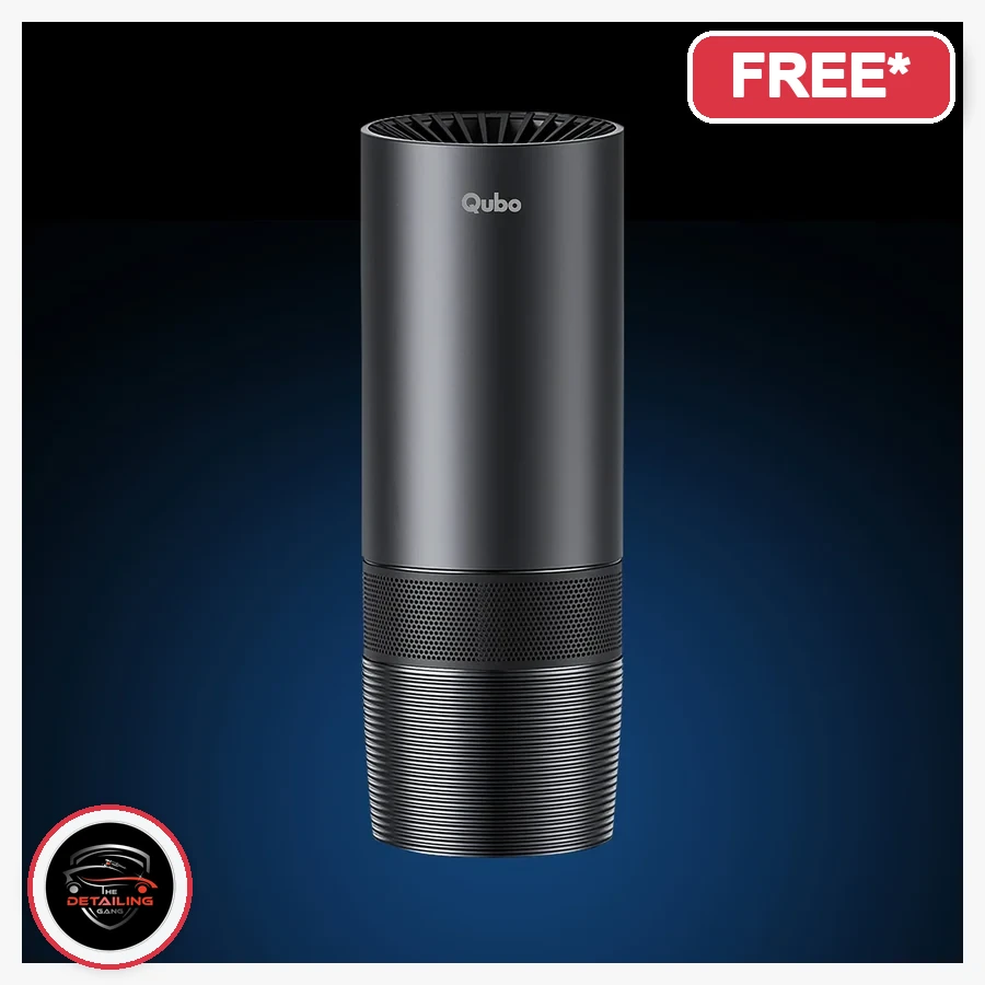 Car Air Purifier Pro product image with The Detailing Gang logo, free with eligible PPF package in Okhla Delhi, MRP Rs. 6,690, offer price Rs. 5,352