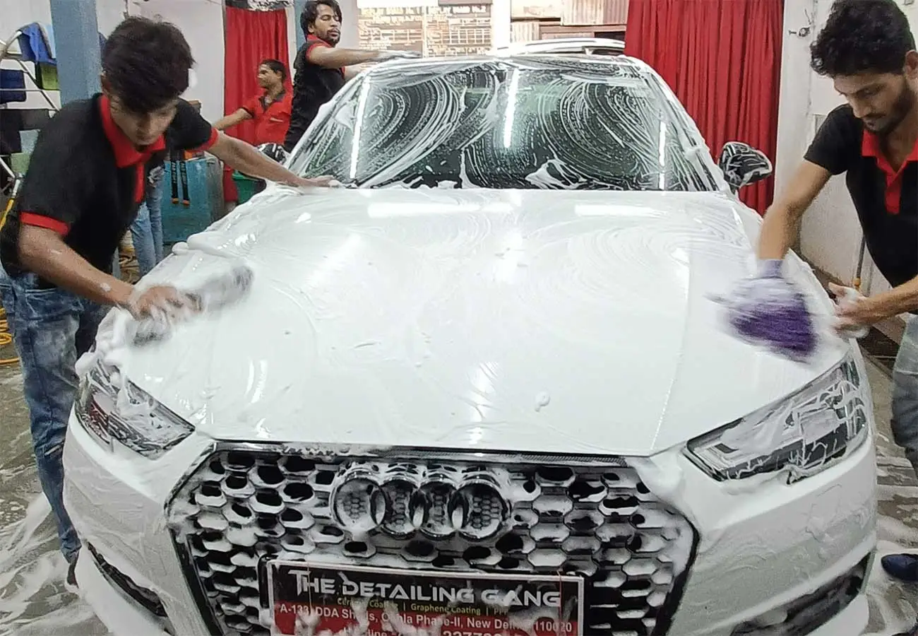 car washing in delhi